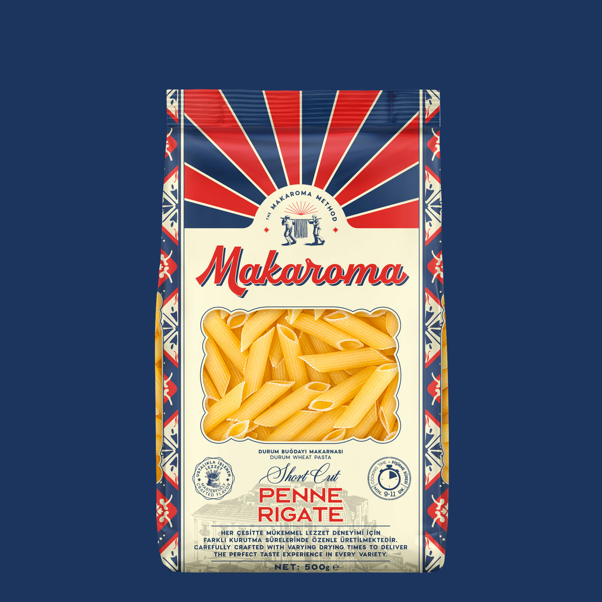 MAKAROMA PENNE RIGATE 500 G