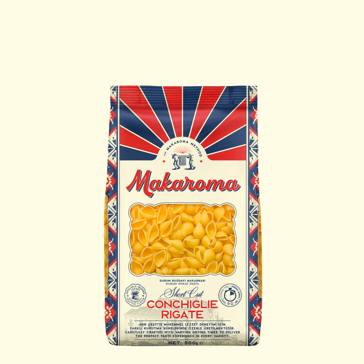 MAKAROMA CONCHIGLIE RIGATE 500G