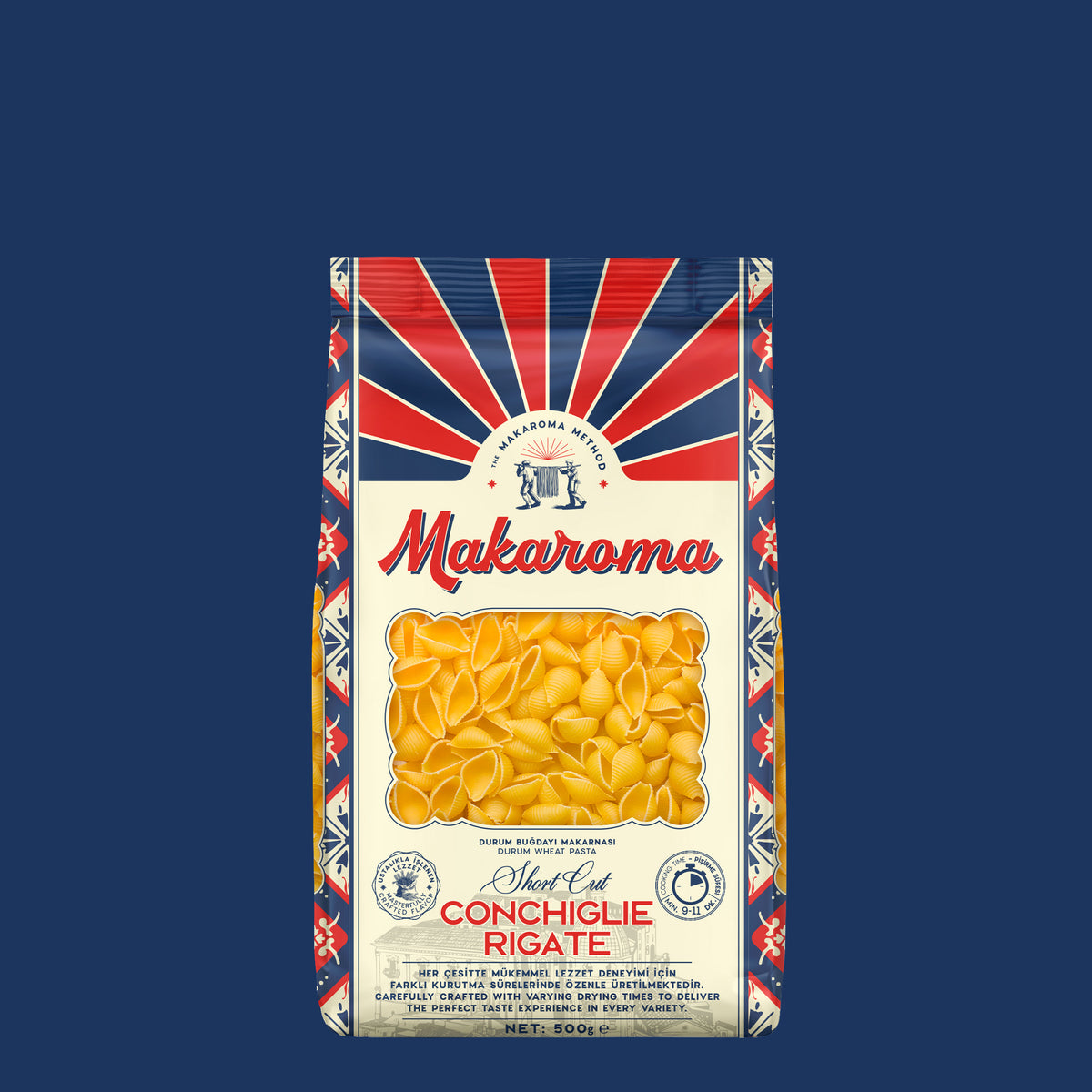 MAKAROMA CONCHIGLIE RIGATE 500G
