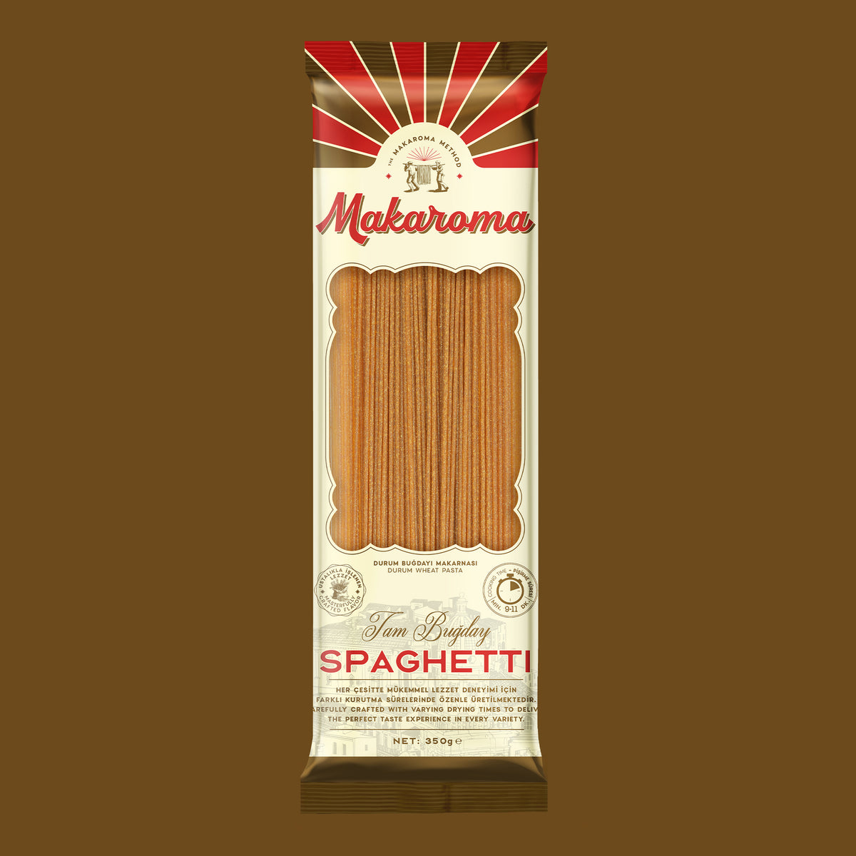 MAKAROMA TAM BUĞDAY SPAGHETTI 350 G